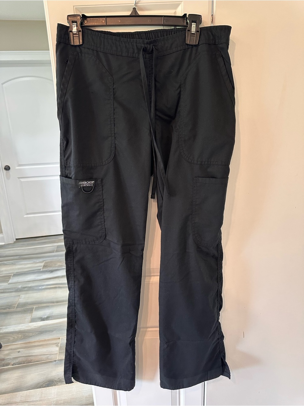 Cherokee Black Scrub Pants Small